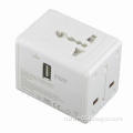 Universal Travel Adapter with USB, Can be Used for iPad and iPhone, Nice Appearance